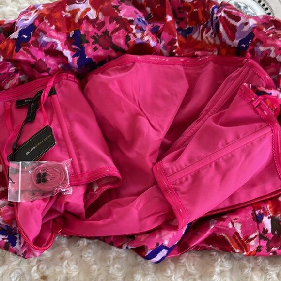 Bcbgmaxazria Strapless Begonia Combo Bubble Dress Size 12 BNWT - Picture 12 of 13